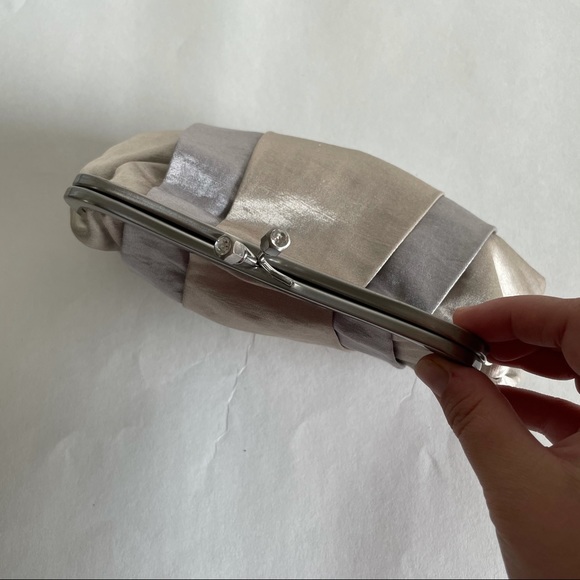 Bath and Body Works Silver Gold clutch purse - Picture 6 of 10